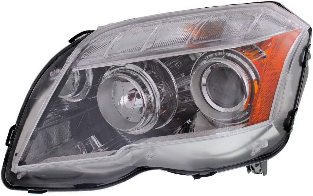 Headlight Assembly for Mercedes-Benz GLK350 2010-2012 Pair Halogen K3987