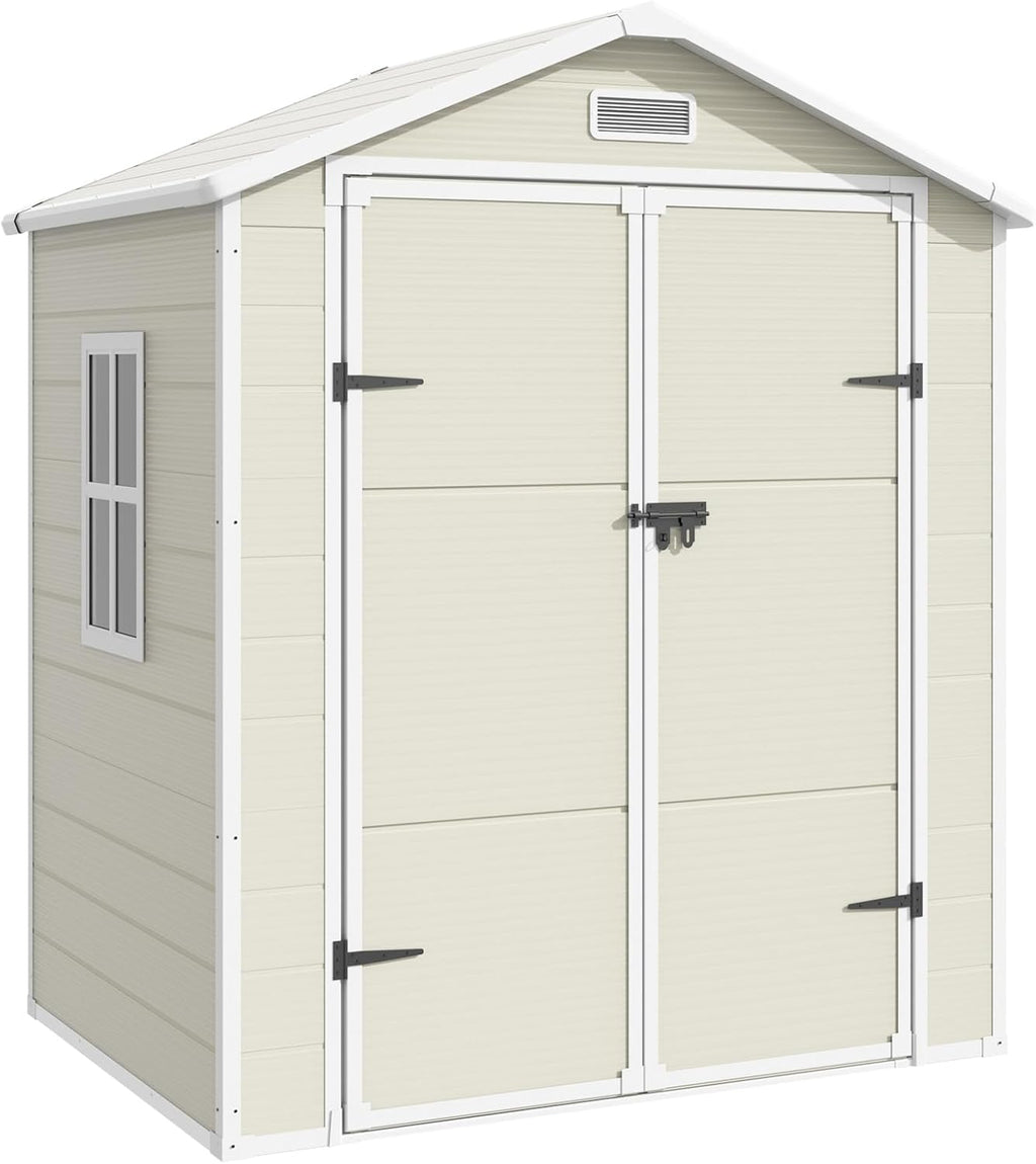 Outdoor Resin Storage Shed with Lockable Door I8431