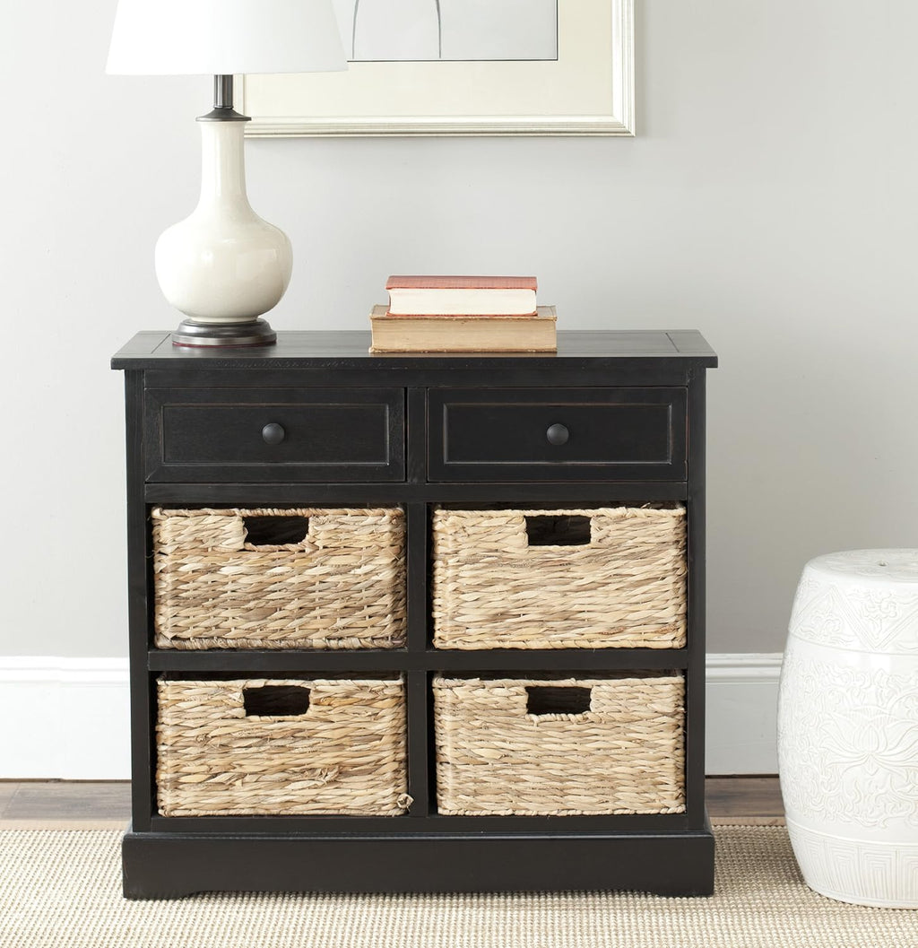 Wicker Basket Storage Unit L491