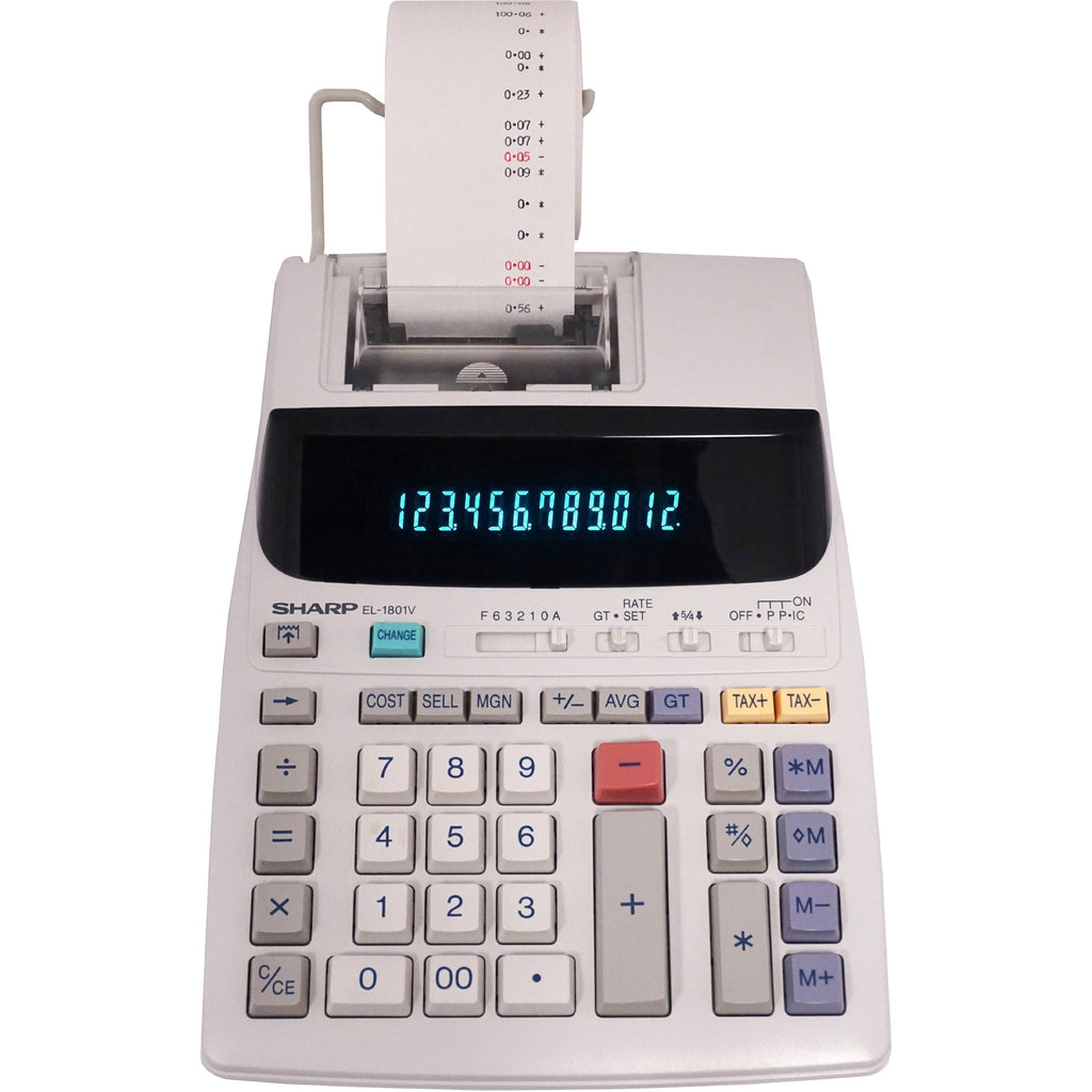 12 Digit Printing Calculator Y730596