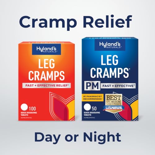 Leg Cramps PM Tablets, Nighttime Formula, Quick Dissolving, 50 Count A255214