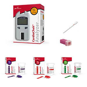 CardioChek Cholesterol Analyzer Starter Test Kit