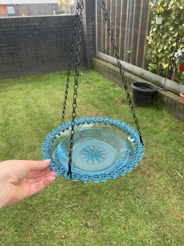 Hanging Bird Bath Bowl Feeder Tray for Garden Patio B777