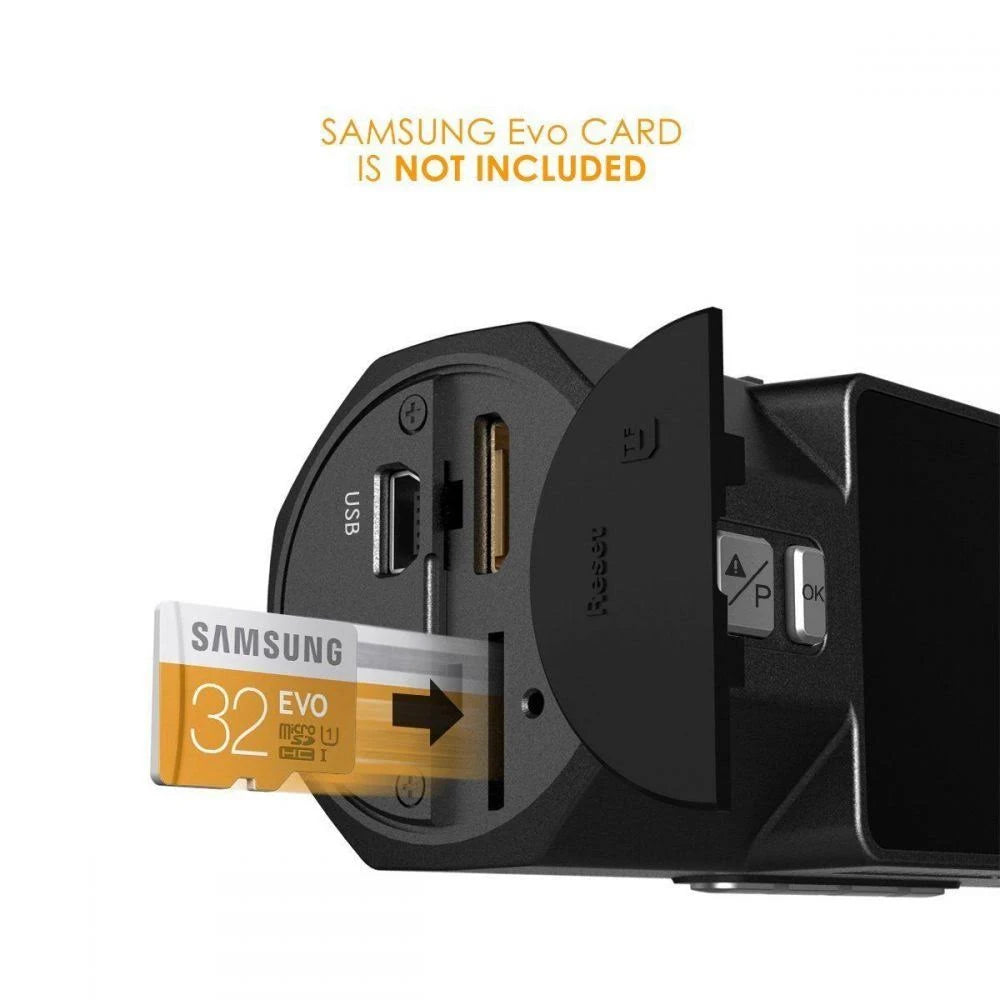 Dual Dash Cam 1080p FHD Front and Back Wide Angle B231440