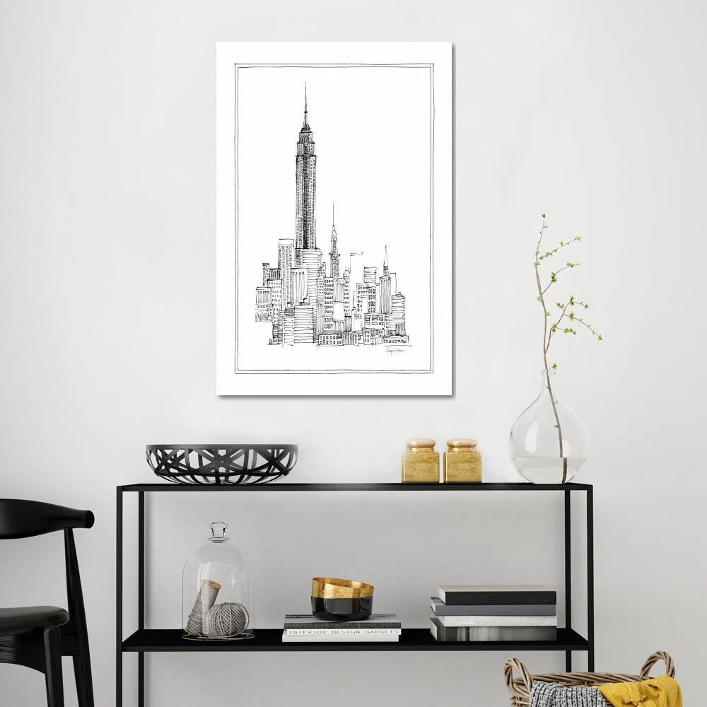 Empire State Canvas Art Print E490