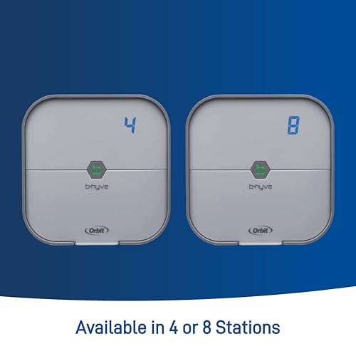 4-Zone Smart Sprinkler Controller, Gray E7109