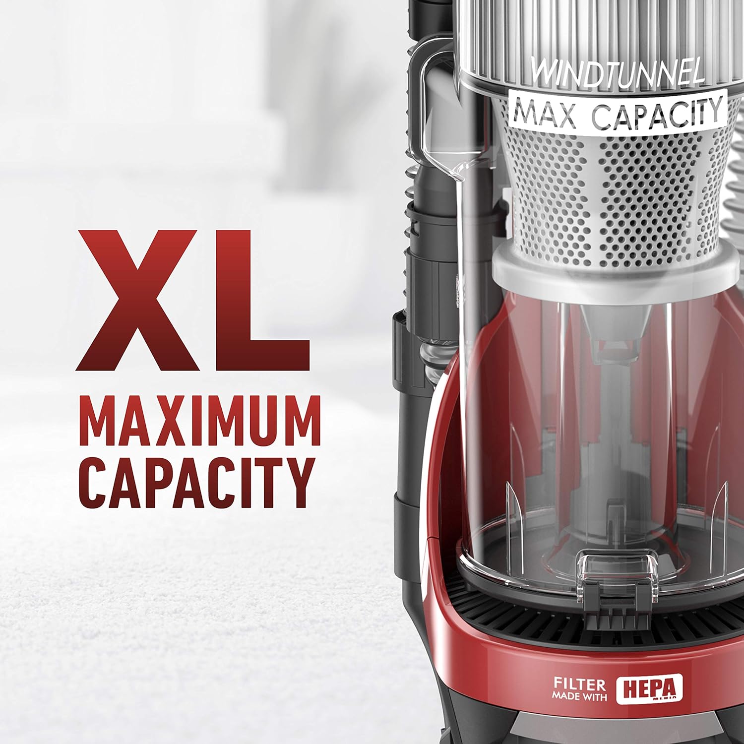 Upright Vacuum Cleaner with HEPA Filtration D370