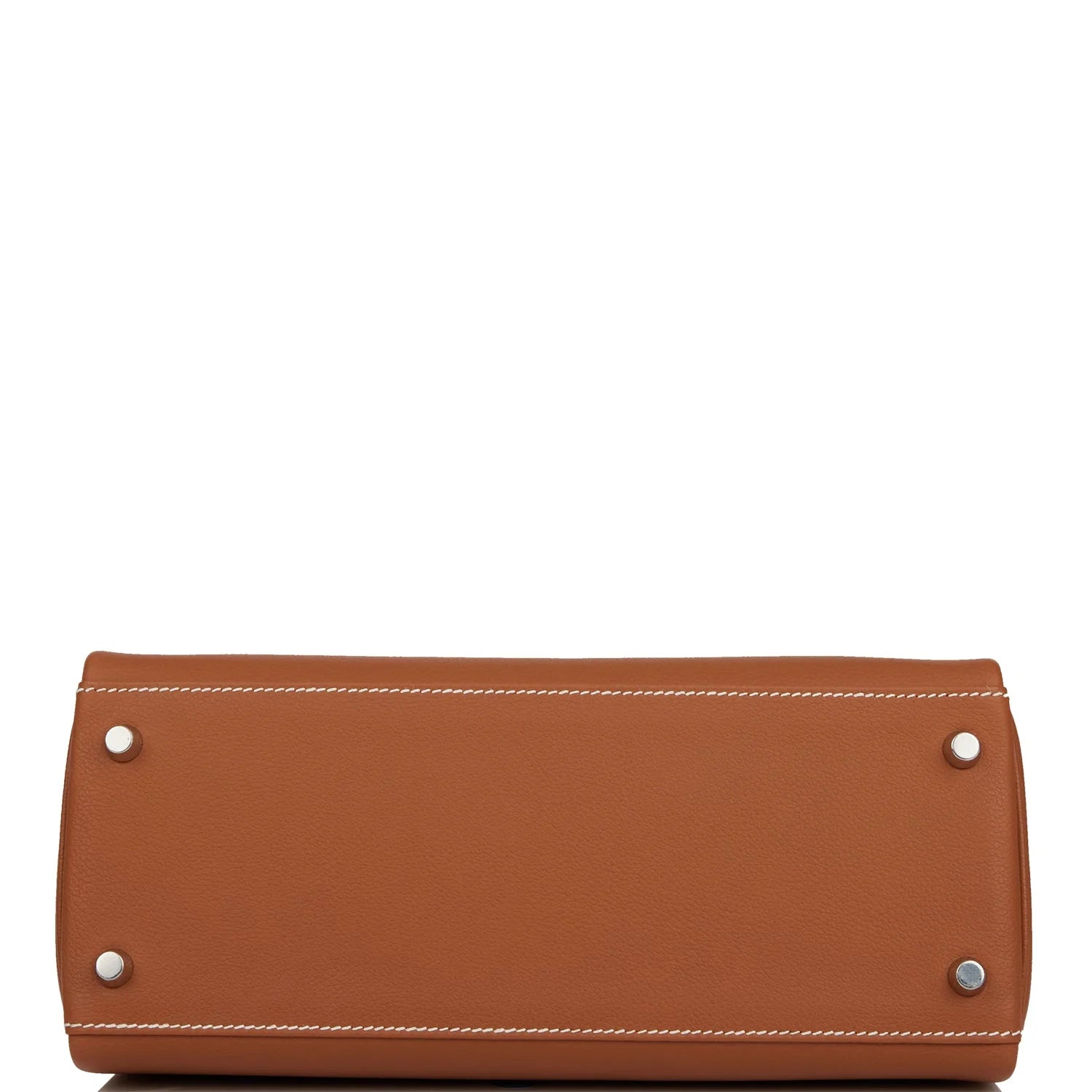 Kelly Retourne 28 Gold Evercolor Leather Handbag E1676
