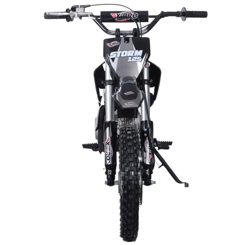 125cc Kids Dirt Bike with 4-Speed Semi-Automatic Transmission, 14"/12" Tires Q4204