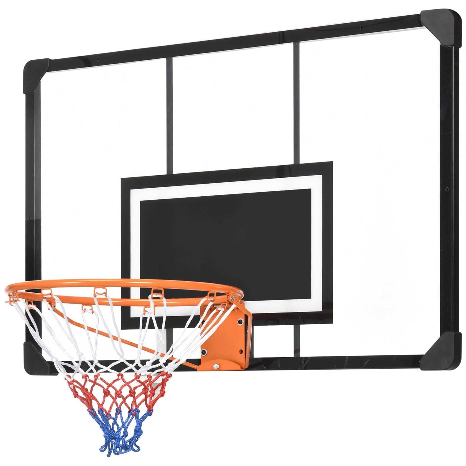 Wall Mounted Basketball Hoop with Shatter Proof Backboard U810