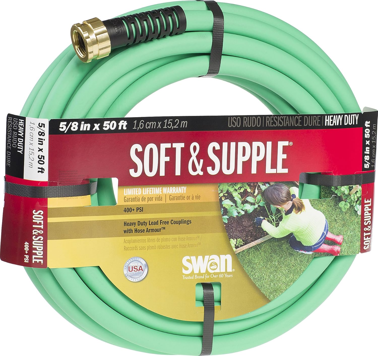 Soft & Supple Easy Coil Water Hose 50 ft x 5/8 in X64320
