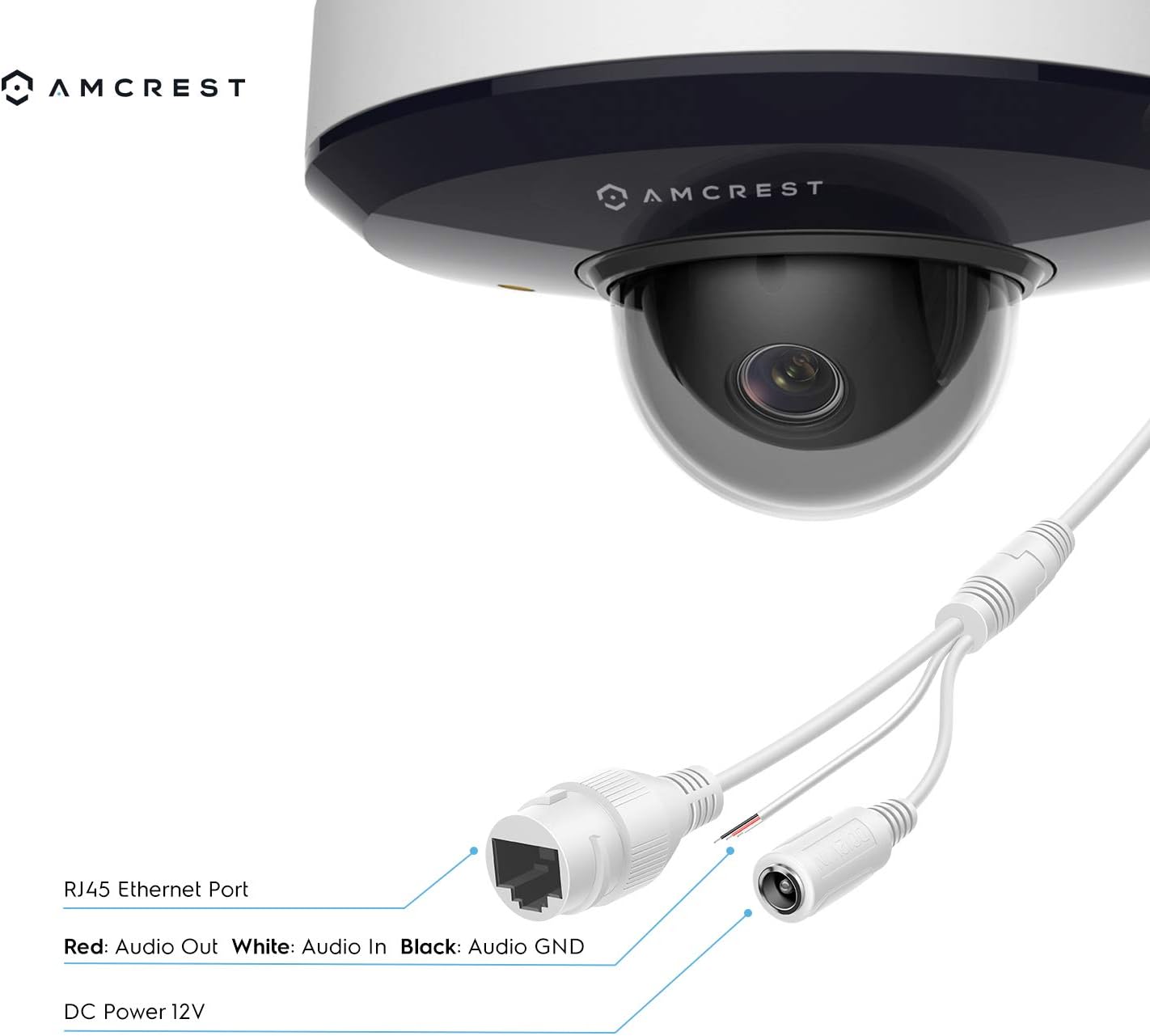 1080P PTZ Outdoor Dome IP PoE Camera with 3X Optical Zoom Q900366
