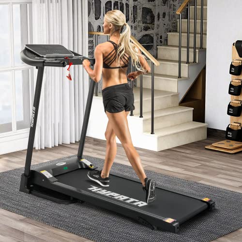 Folding Electric Treadmill with Incline for Home Running and Walking Y5096