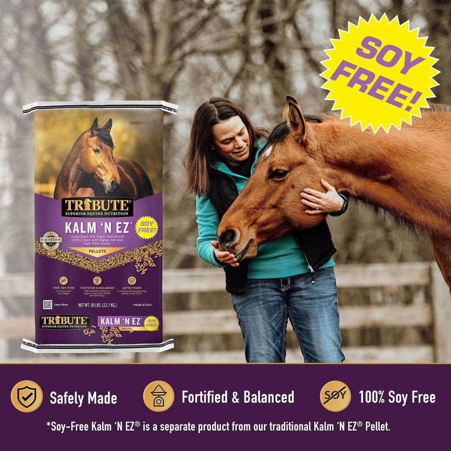 Soy-Free Kalm N EZ Pellet for Horses E231005