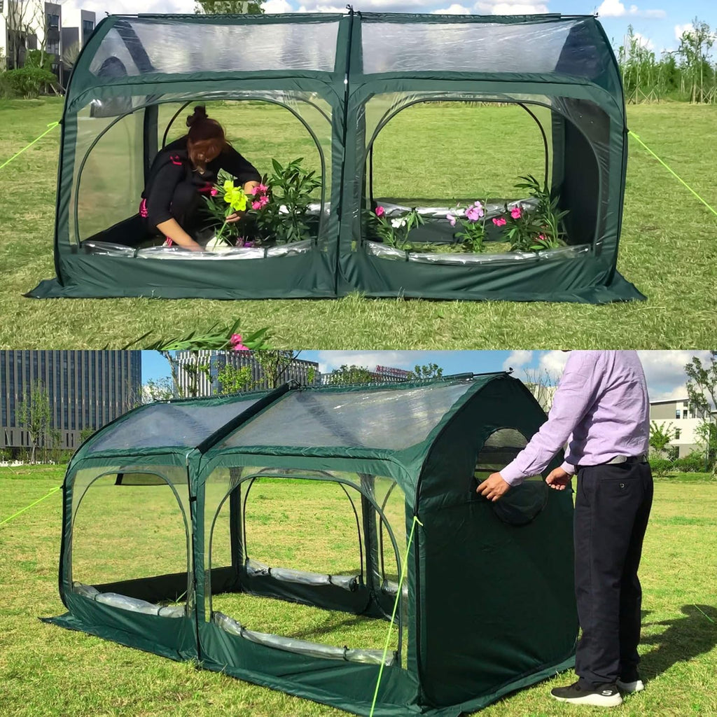 Pop Up Greenhouse Cover for Cold Frost Protection O87508