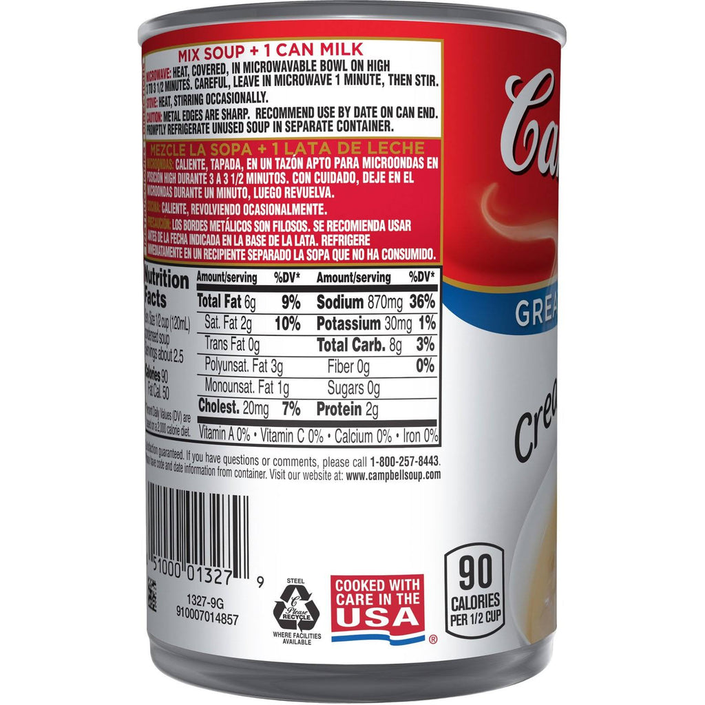 Cream of Shrimp Soup 10.5 oz Can, Pack of 12 L1068