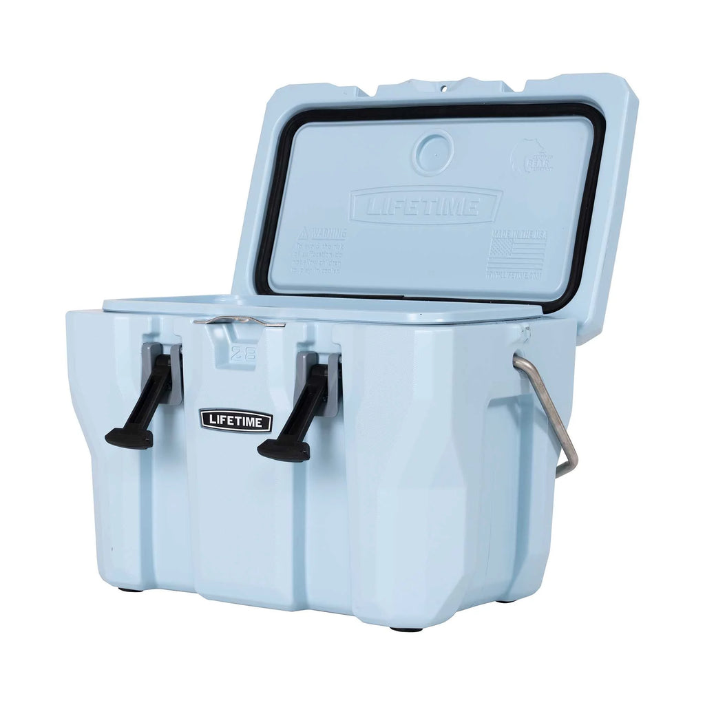 28 Quart Polyethylene Cooler, Sky Blue P4678