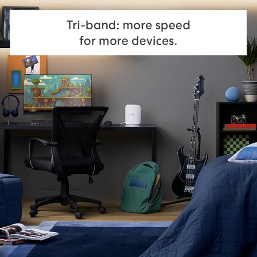 Tri-band mesh Wi-Fi 7 router, 3-pack, coverage up to 6,000 sq. ft. P3102