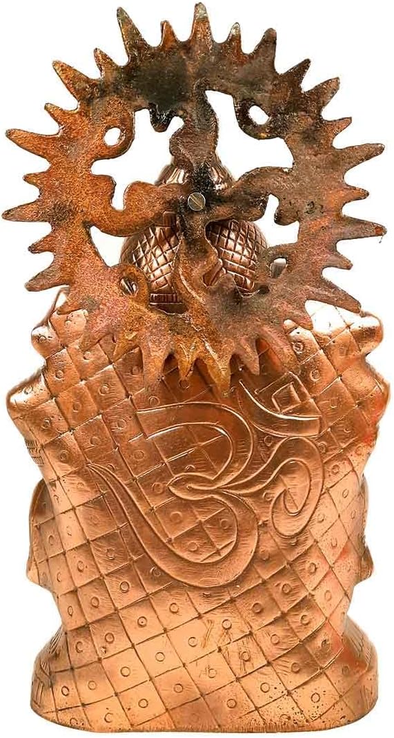 Ganesha Statue Metal Bronze Decorative Religious Idol for Home Office Decor L39955