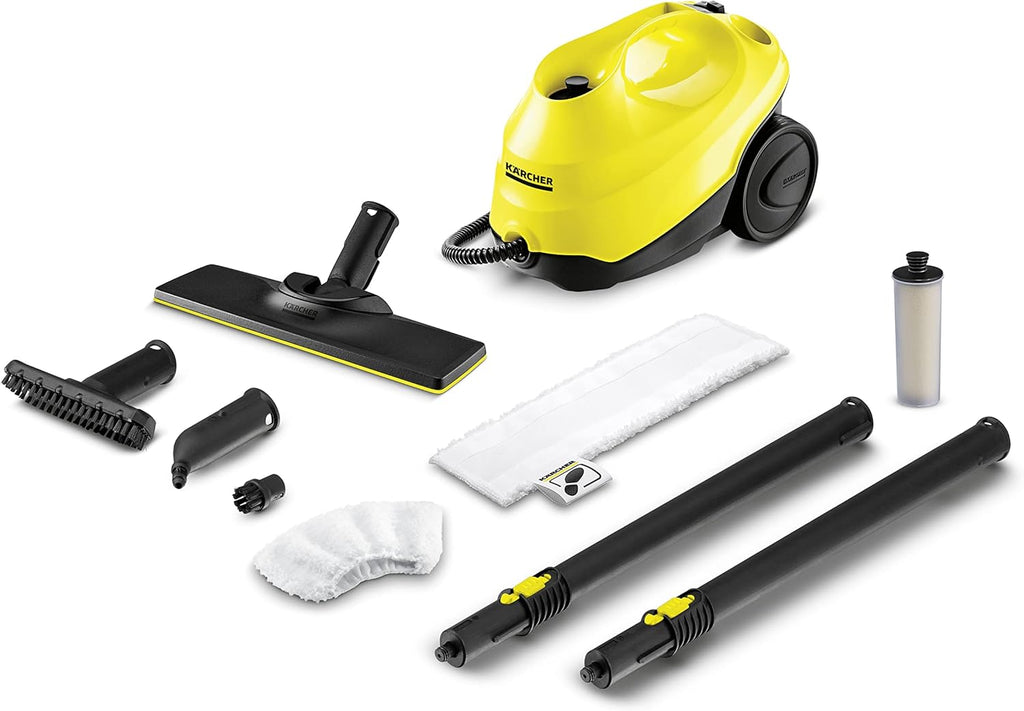 Portable Multi-Purpose Steam Cleaner with Hand & Floor Attachments W2657