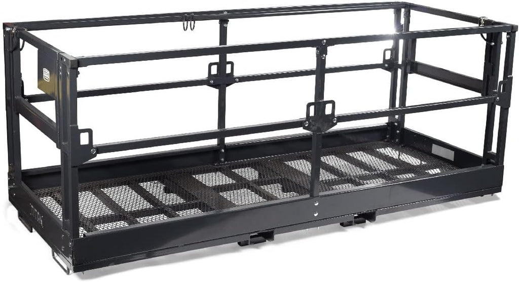 4' x 6' Mesh Telehandler Work Platform, Man Safety Basket B8270