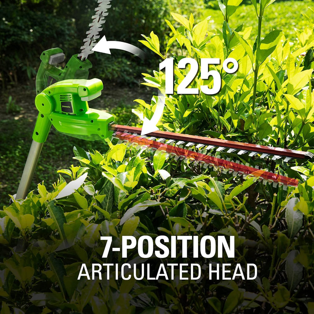 Cordless Pole Hedge Trimmer with Battery and Charger S69751