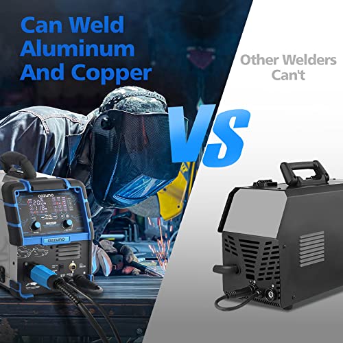 200A MIG Welder, 110V/220V Dual Voltage, 4 in 1 MIG/TIG/Stick Welder S180620