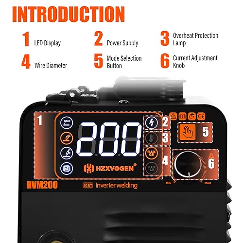 MIG Welder 110V Flux Core 3 in 1 Gasless Portable IGBT Inverter I684596
