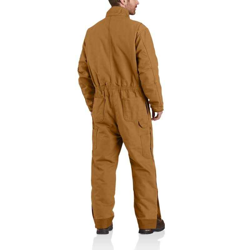 Loose Fit Washed Duck Insulated Coverall L460600