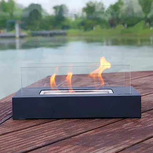 Tabletop Fire Pit Bowl, Portable Smokeless Fireplace for Outdoor Camping A796764