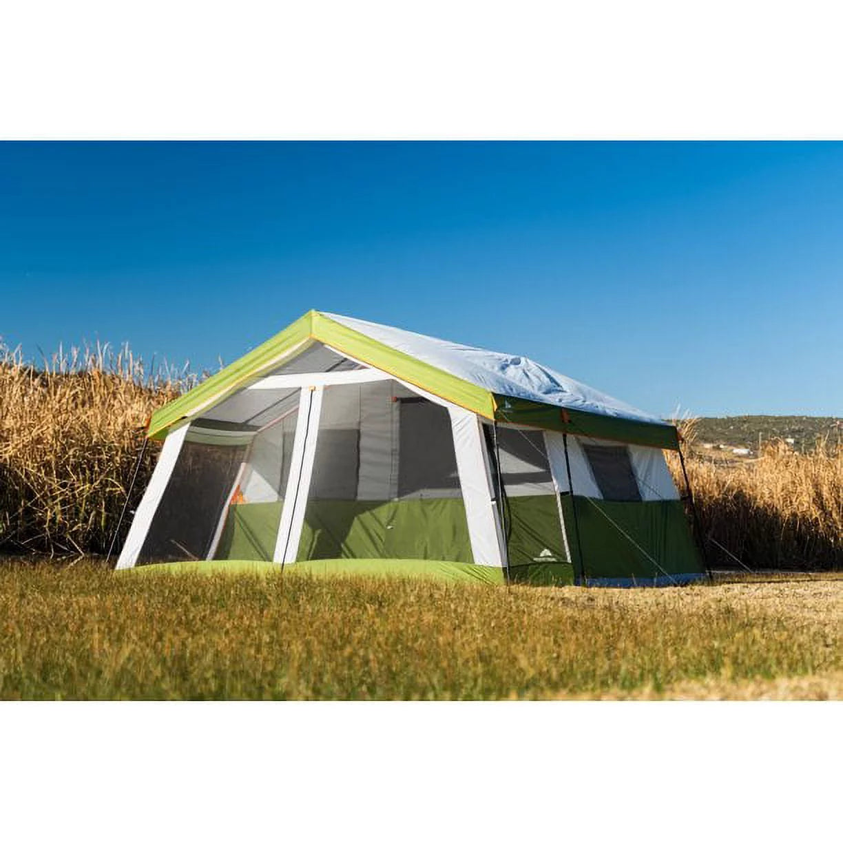 8-Person Family Cabin Tent with Screen Porch, Green V660
