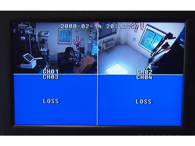 4 Channel CCTV Security Camera System Video Splitter D11452