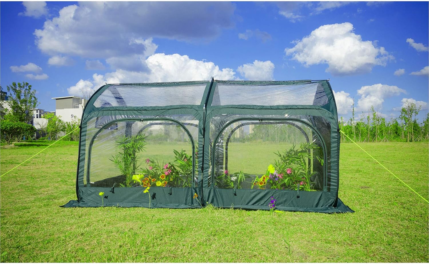 Pop Up Greenhouse Cover for Cold Frost Protection O87508