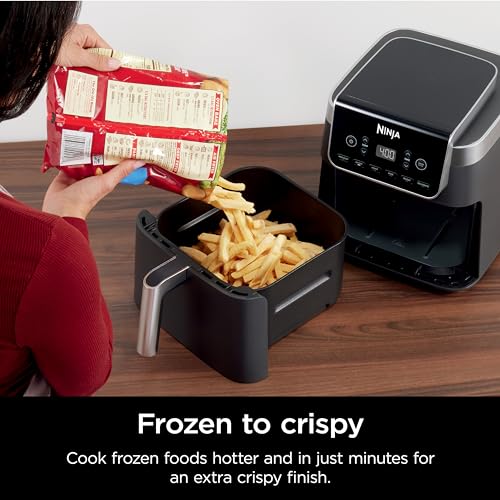 Air Fryer 4-in-1 with 5 QT Capacity, Nonstick Basket & Crisper Plate V1873