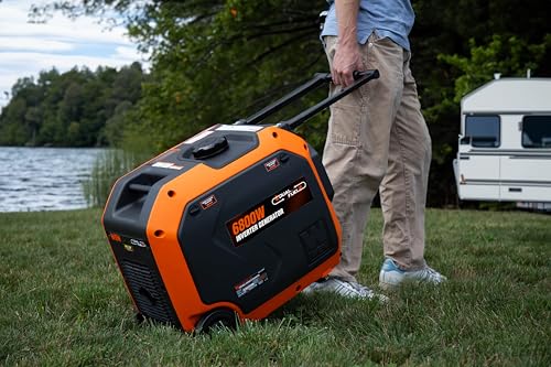 6800-Watt Dual Fuel Portable Inverter Generator with Electric Start W5913