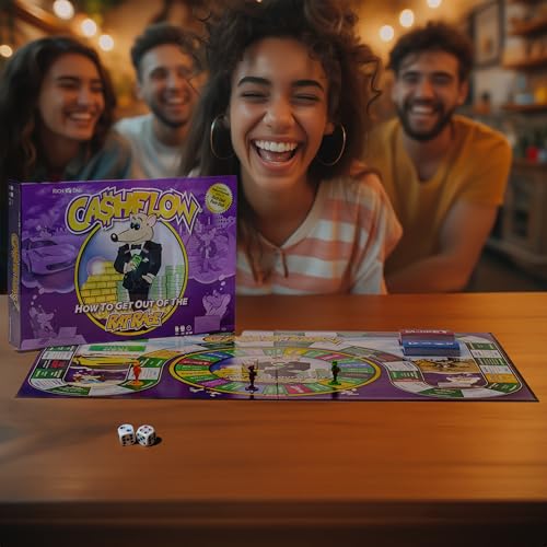 CASHFLOW Board Game, Educational Business & Finance Literacy Game for Family C579