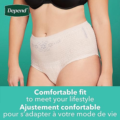 Disposable Incontinence Underwear for Women, Maximum Absorbency, Medium, 18 Count Q3363