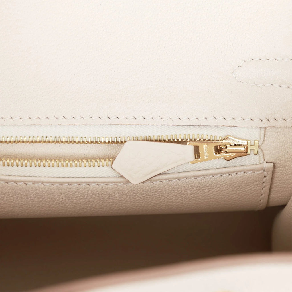Birkin 25 Craie Togo Gold Hardware V117