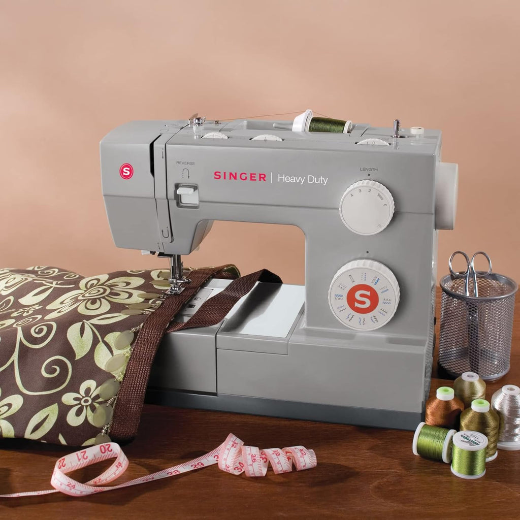 Heavy Duty Sewing Machine with Presser Foot Kit and Steam Iron E64842