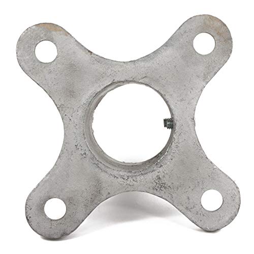 2" Floor Flange with 2 Set Screws for Steel Round Posts K450