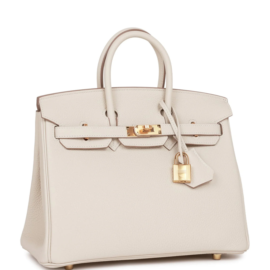 Birkin 25 Craie Togo Gold Hardware V117