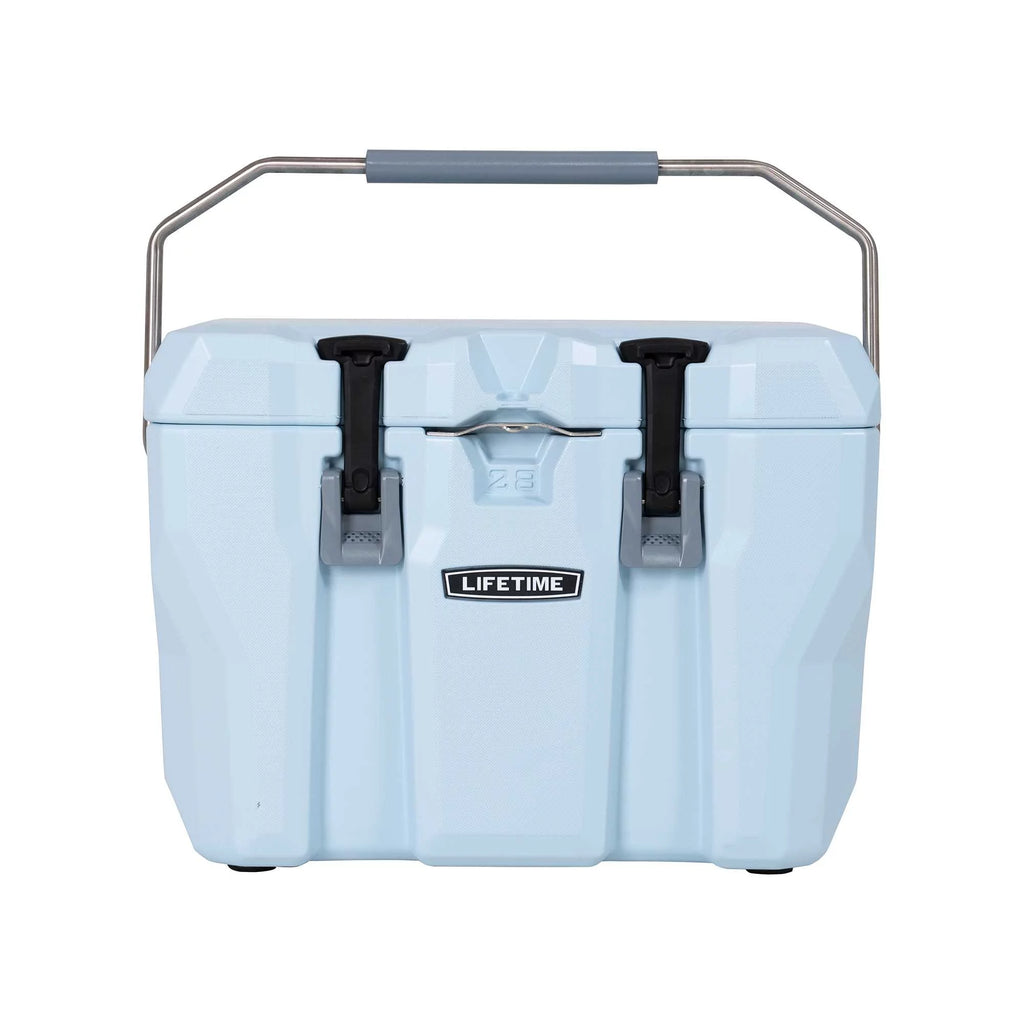 28 Quart Polyethylene Cooler, Sky Blue P4678