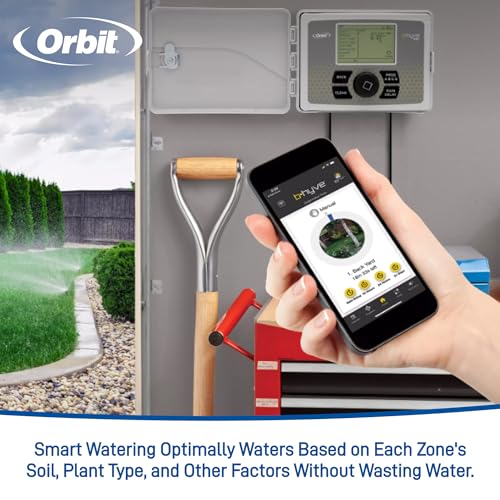 Smart Indoor/Outdoor 6-Station WiFi Sprinkler System Controller Q897411