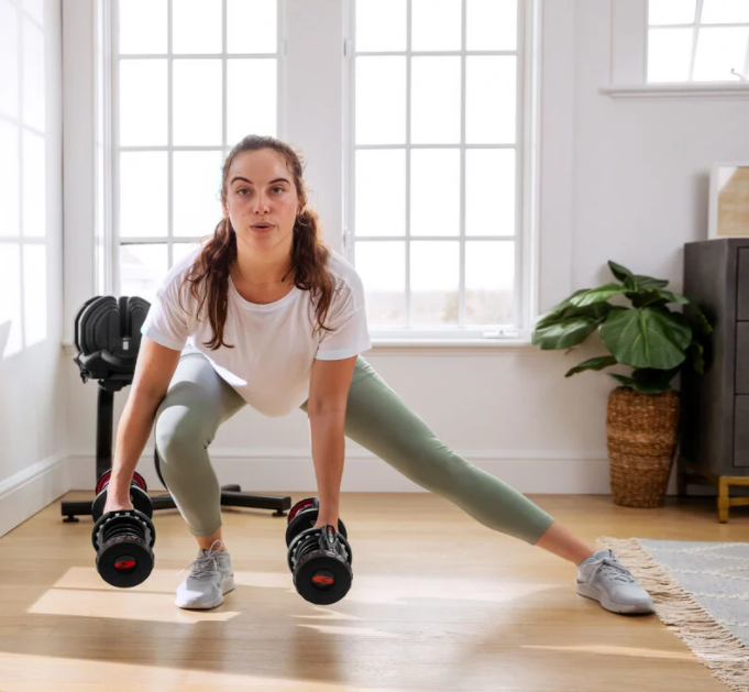 Adjustable dumbbells with stand J32489