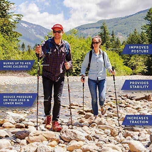 Ultralight Carbon Fiber Hiking Trekking Poles T12960