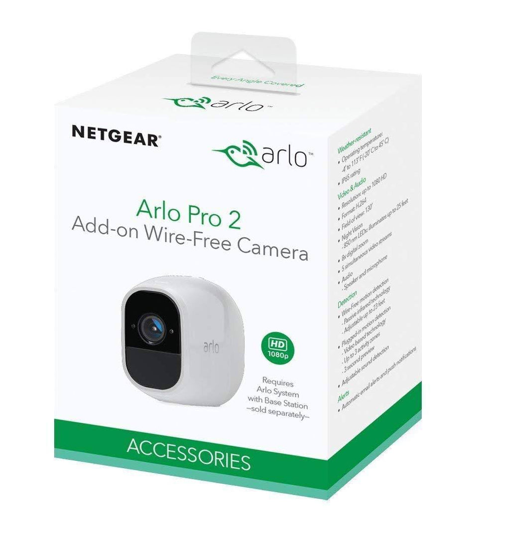 Wireless Security Camera, 1080p, Indoor/Outdoor, White S8221