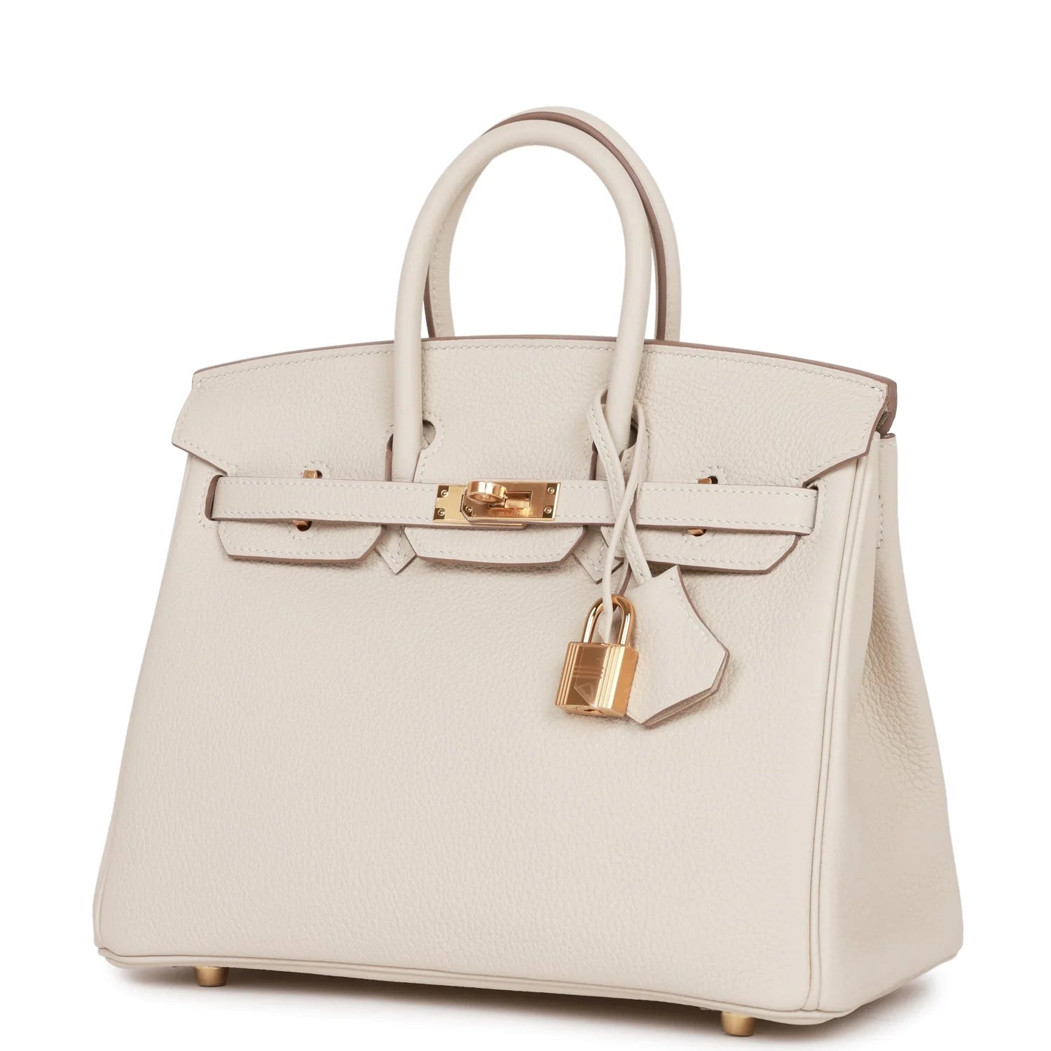 Birkin 25 Craie Togo Gold Hardware V117