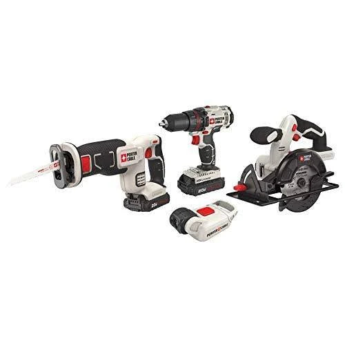 Cordless Drill Combo Kit, 4-Tool Power Tool Set R95741