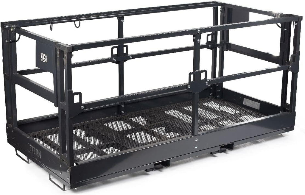 4' x 6' Mesh Telehandler Work Platform, Man Safety Basket B8270