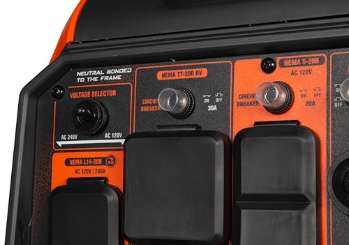 6800-Watt Dual Fuel Portable Inverter Generator with Electric Start W5913
